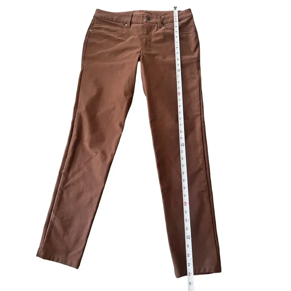 Lululemon Mens Brown Slim Fit Pants Size 31 Stretch Casual Work Travel